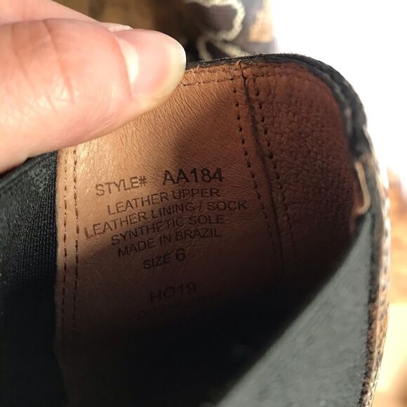 madewell regan‎ ankle boot snakeskin print - Picture 8 of 8